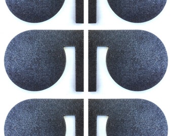 Magnum Target 1/4"x6" Rimfire .22LR Dueling Tree DIY Kit Steel Shooting Target (6) Paddles - DTS6614