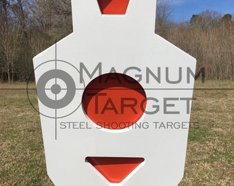 3/8 AR500 Steel Hostage Target Reactive Hostage Target with 2x4 mount 3/8 AR500 Steel Hostage Target Reactive Hostage Target with 2x4 mount