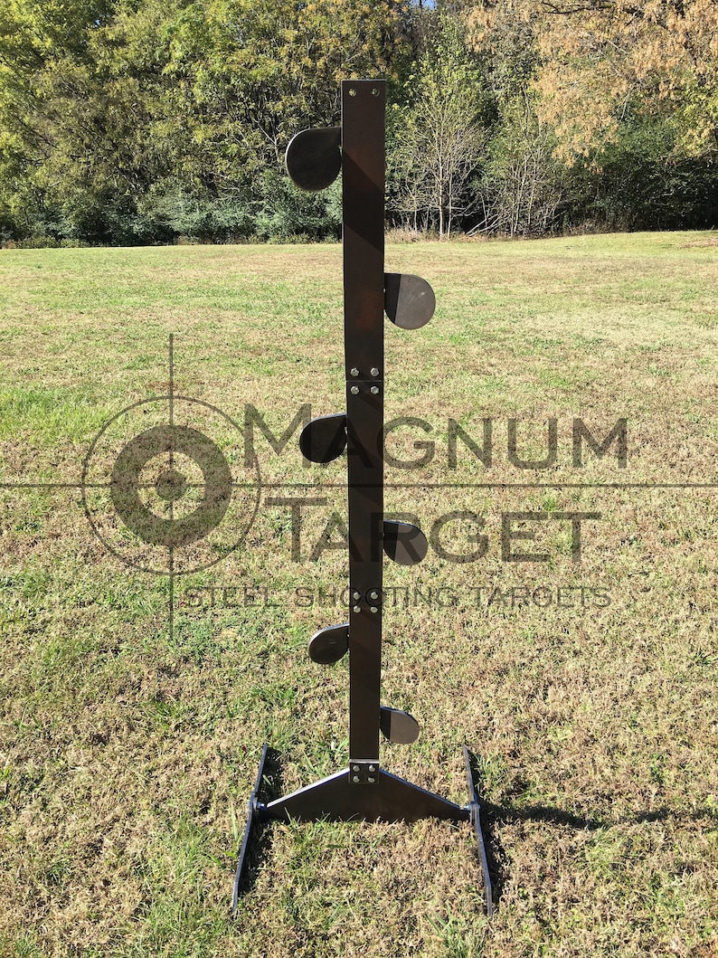 Magnum Target 6 Tall Steel Shooting Dueling Tree Stand Range Etsy