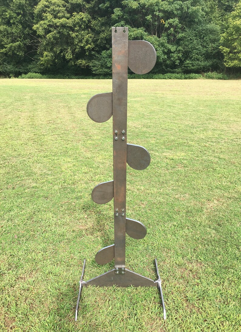 AR500 Steel Target Dueling Tree No Weld Stand Etsy