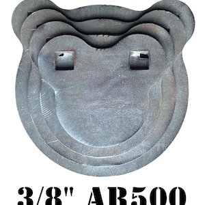 Magnum Target AR500 3/8" Steel Shooting Targets - 3" 4" 5" 6" Metal Rifle/Pistol Range Gongs - G34564EAR500