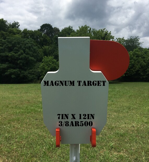 Ar500 Steel Hostage Reactive Idpa Shooting Target 3 8in 7x12 Etsy
