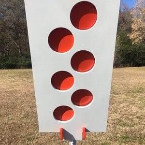 Magnum Target 3/8" AR500 Steel Shooting Target - Stringer Hostage Reactive Dueling Tree for T-post NEW - STR12x24TPM-KIT