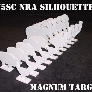 Magnum Target 1/5sc. NRA/IHMSA .22LR Rim-fire Animal Knock-down Targets - 20pc. Steel Targets - 20W