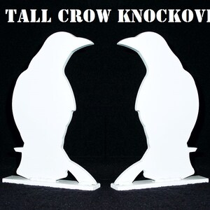Magnum Target Steel Shooting Targets - Crow Silhouette Knockovers for Small Bore .22LR 2pc - CRW2W