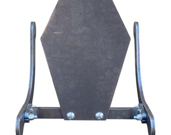 Objetivo Magnum 8x12 Coffin - Soporte de tiro con plataforma oscilante de acero endurecido AR500 de 3/8" - RGT-COFFIN8x12AR500