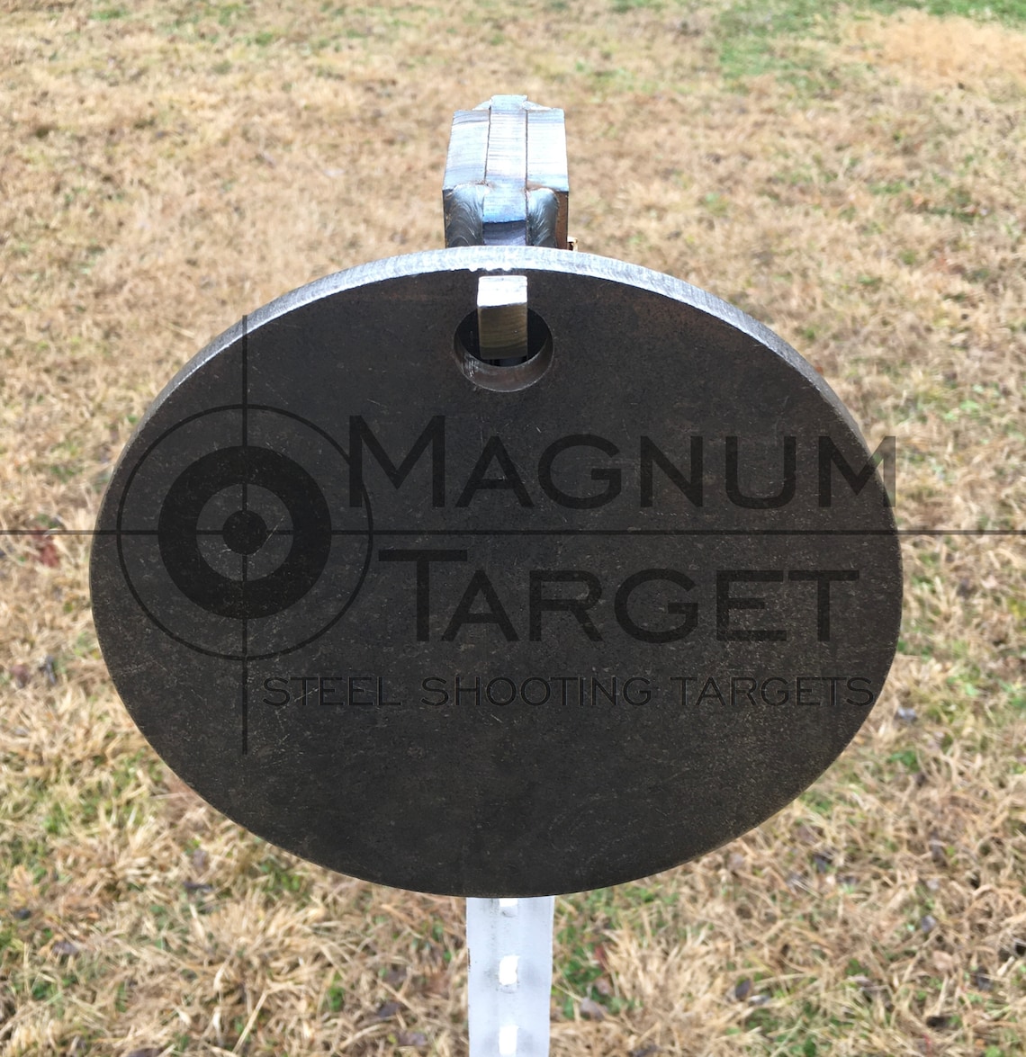 8 Round Gong Steel Shooting Target 3/8 AR500 Range Etsy