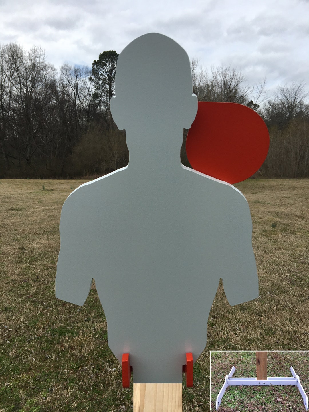 Magnum Target 3/8 AR500 12x21 Combatant Hostage Reactive IDPA Steel ...