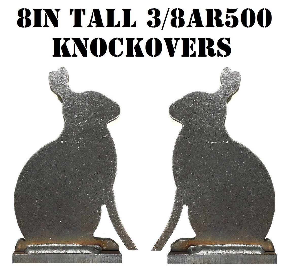 Steel Target Rabbit Magnum Target Steel Shooting Targets - Varmit Rabbit Silhouette ...