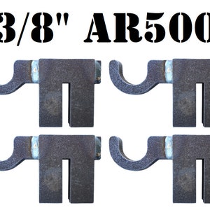 Magnum Target AR500 Steel Shooting Target T-Post Hook-4pc NRA Metal Gong Range Target - TPH4AR500