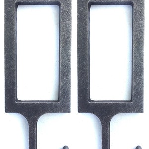 Magnum Target 3/8&quot; AR500 2x4 Steel Shooting Target Gong Hanger Vertical Hook Mounts 2pc Set - 2x4-VHM2AR500