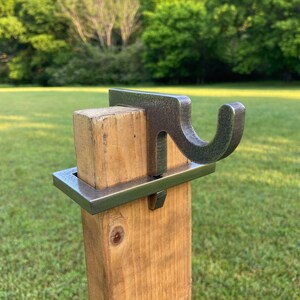 Magnum Target 1pc 3/8&quot; AR500 Hardened Steel 2x4 Topper Hook for Metal Range Shooting Targets - 2x4HOOK1AR500