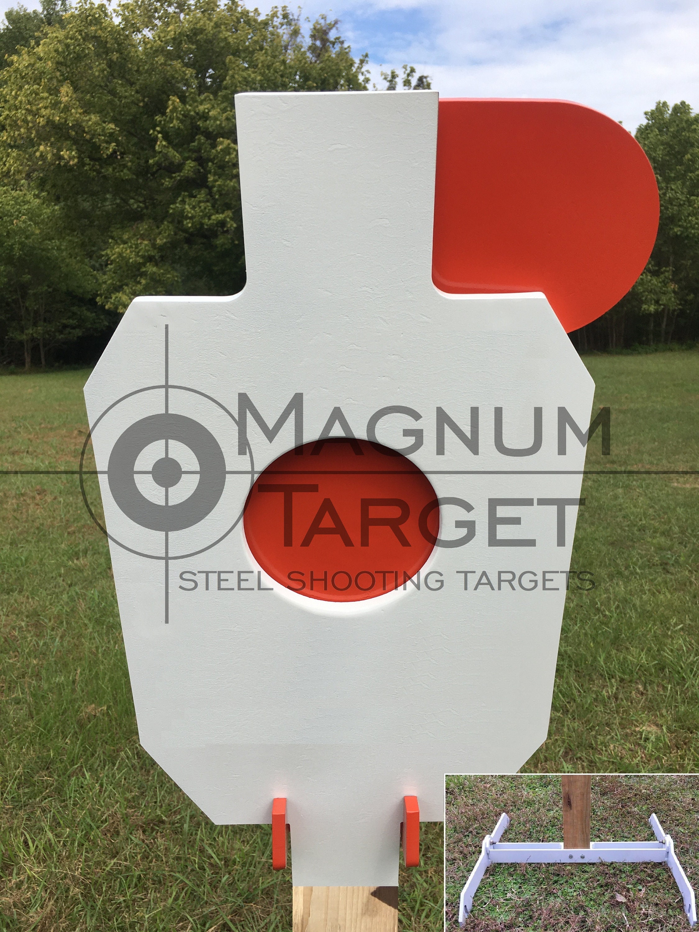 Magnum Target AR500 Steel Hostage Reactive IDPA 2/3 Shooting Etsy