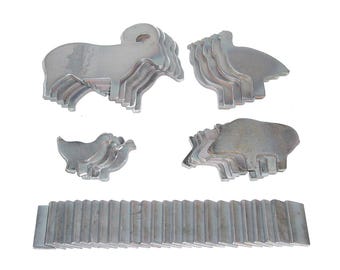 Objetivos Magnum Target 1/5sc IHMSA/NRA con silueta metálica - 20 piezas de objetivos de derribo para rifle U-Weld S.B. - 20 unidades