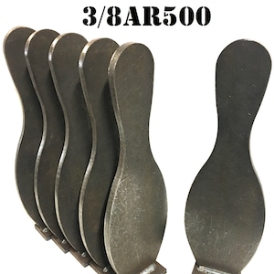 Magnum Target IDPA/IPSC Bowling Pin Knock-over Shooting Targets - 6pc. 3/8in. AR500 Steel Set - BP6AR500