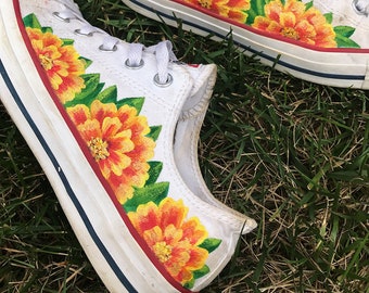 Handpainted sunflower Vans  Vans shoes, Custom vans shoes, Vans shoes  fashion