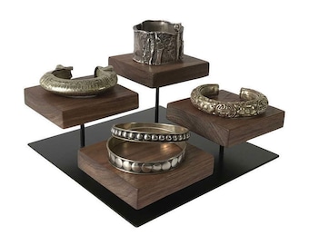 Bracelet display - Metal and Wood Jewelry Display for Craft Show Display or Retail Display