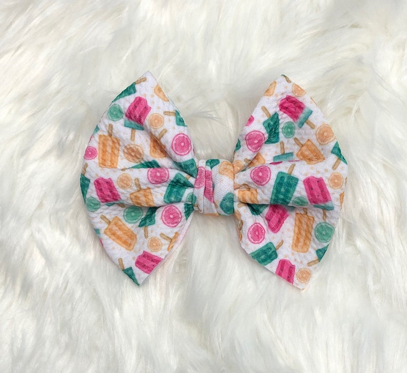5 Bullet Fabric Bows Etsy
