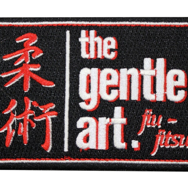 Jiu Jitsu BJJ Gi Aufnäher The Sanfte Kunst Jiu Jitsu Geschenk Bügelbild Weihnachtsgeschenk Japanische Ursprünge