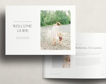 Canva Welcome Guide Template for Photographers