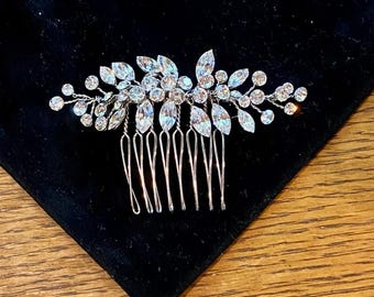 Custom Swarovski Crystal Comb ~ New