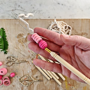 BEAD THREADER || Pulling Needle || Beading and Macrame Tool