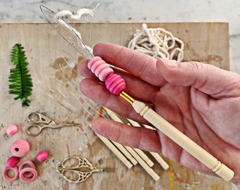 BEAD THREADER || Pulling Needle || Beading and Macrame Tool