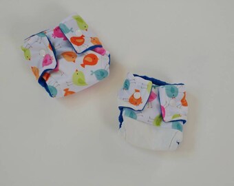 DOLL DIAPERS, 2pk, doll accessories, baby doll diapers, baby alive diapers, made on order, surprise, minky, pul, waterproof