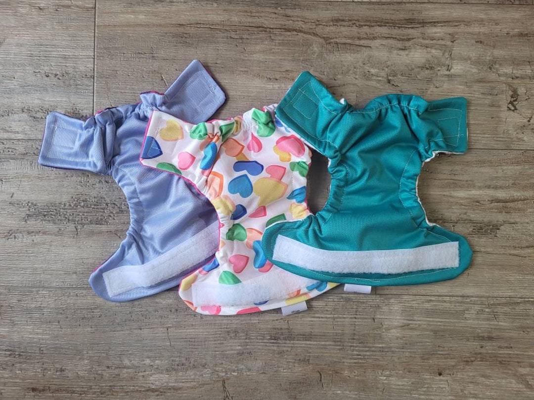Doll Diapers Baby Alive Set of Three Cloth Diapers Baby Etsy