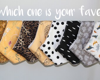 Bandana Dribble Bib Special - Pick Any 5 Baby Bibs