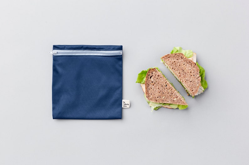 Reusable sandwich and snack bag Great Reusable snack and sandwich zipper bags image 5