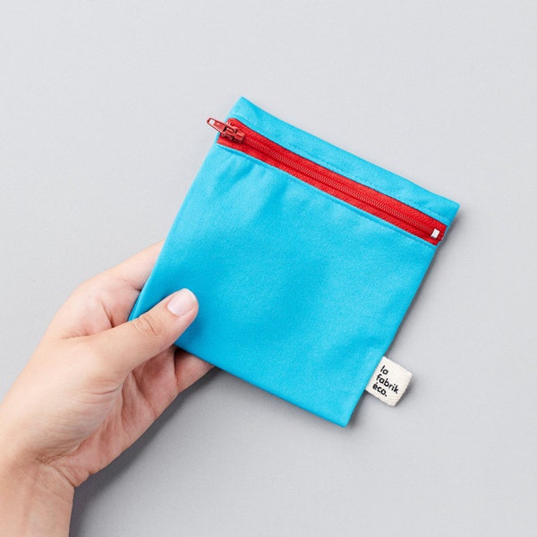 Sac réutilisable pour collation ~ Petit ~  Reusable snack zipper bags