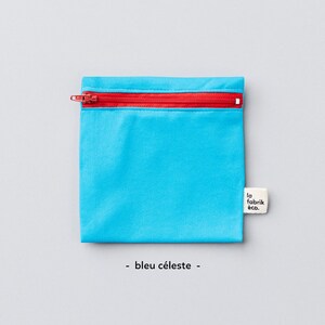Trio personnalisé Petits sacs réutilisables pour collation Reusable snack and sandwich zipper bags image 3