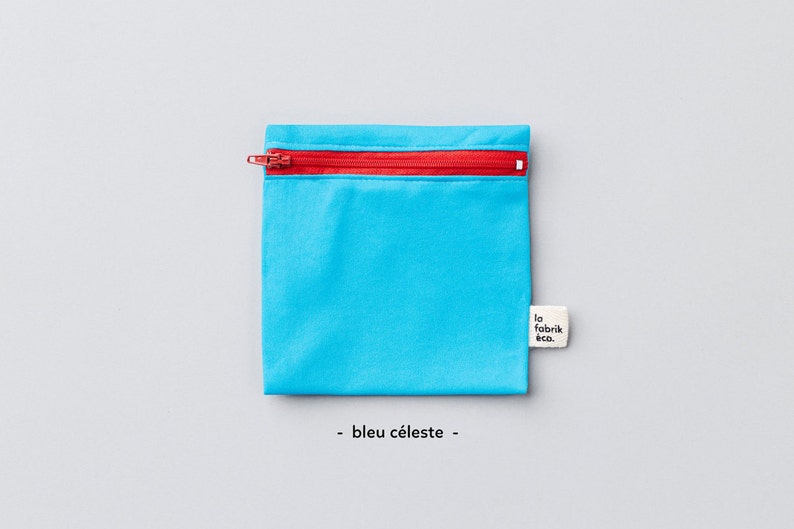 Trio personnalisé Petits sacs réutilisables pour collation Reusable snack and sandwich zipper bags 画像 3