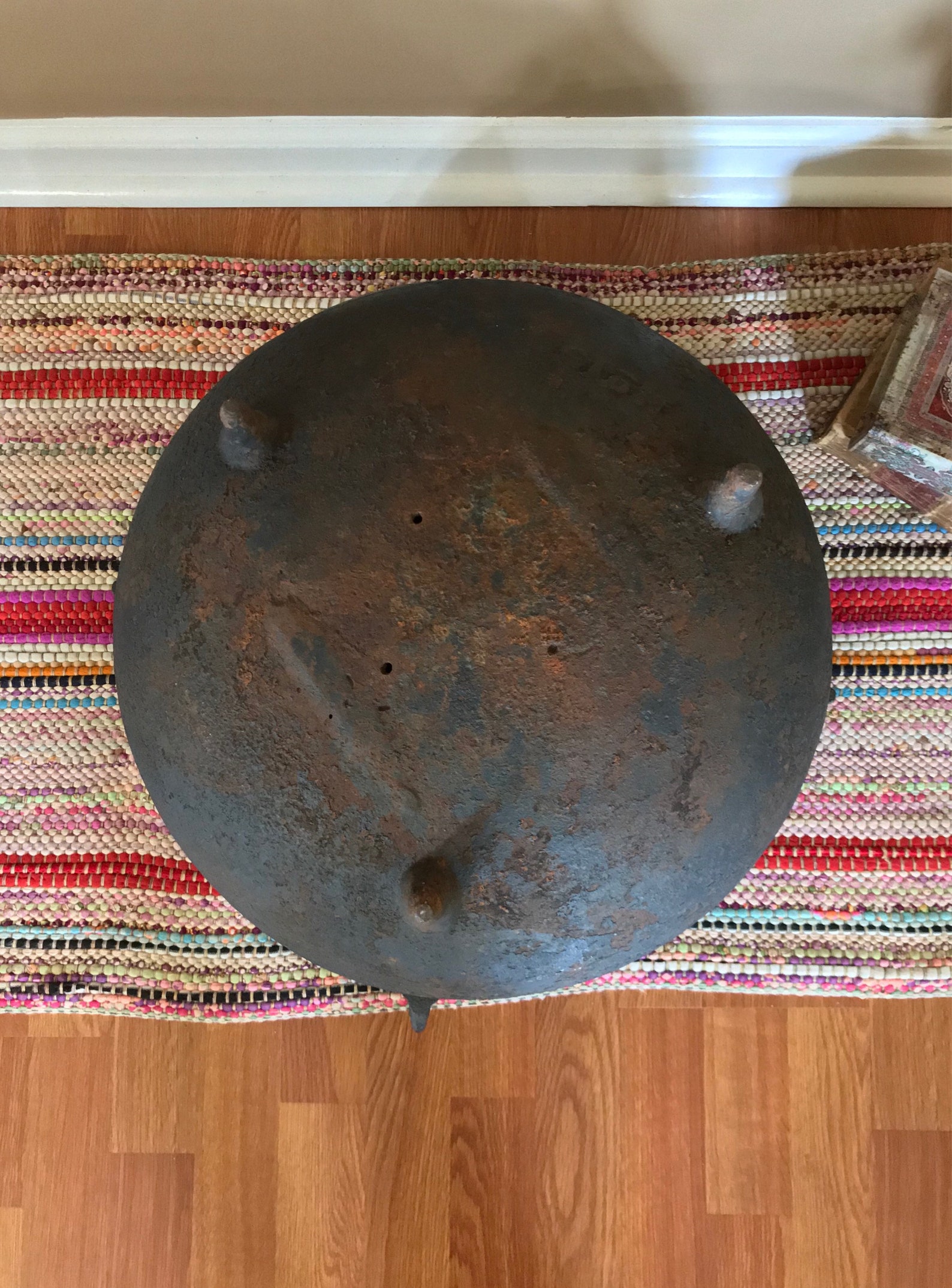 Large Cast Iron Cauldron / Antique Cauldron No. 15 / Black Etsy