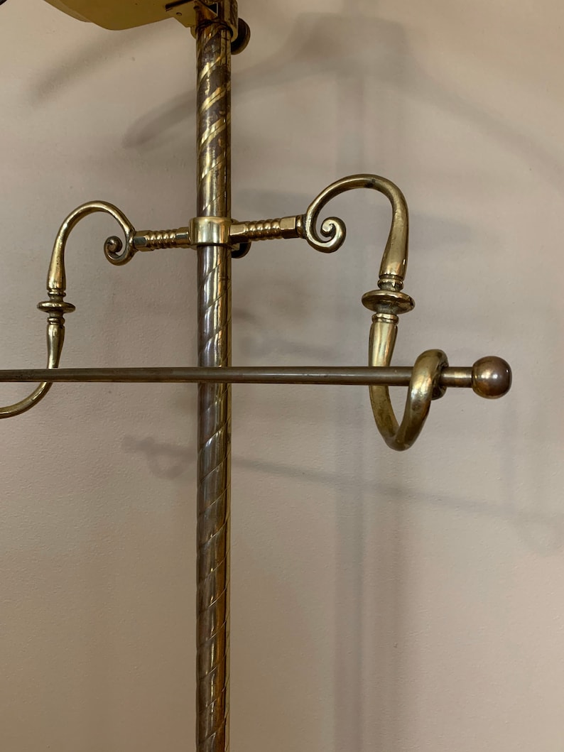 Vintage Brass Valet Stand / Valet Suit Stand / Men's Etsy