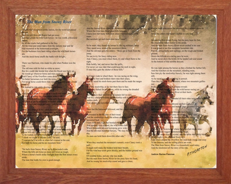 The Man From Snowy River Inspirational