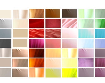 100% Silk Chiffon in 55+ Solid Colors by the Yard or Meter - 8 Momme Translucent Pure Mulberry Silk