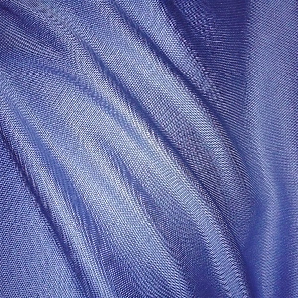 Provence Blau 100% Seide Jersey Stoff Bulk-Lager oder Meter - Einfarbig Mittelgewicht Stretch Seide Material