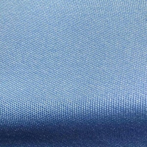 Provence Blue 100% Silk Jersey Fabric by the Yard or Meter - Solid Color Medium Weight Stretch Silk Material