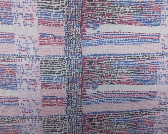 Monet Stripe 100% Silk Habotai by Yard or Meter