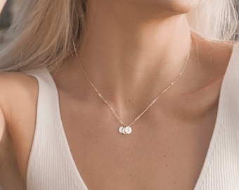 Mom Necklace With Kids Initials - Etsy