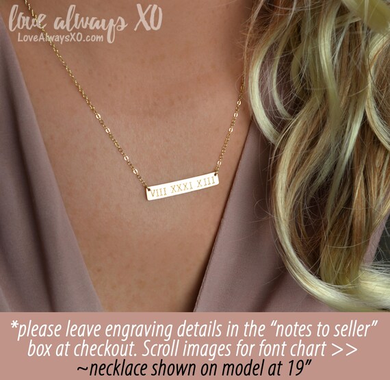 small bar necklace, name necklace, name plate necklace, gold bar necklace, custom necklace, bridesmaid gift, christmas gift