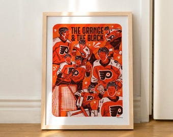The Orange & the Black Print
