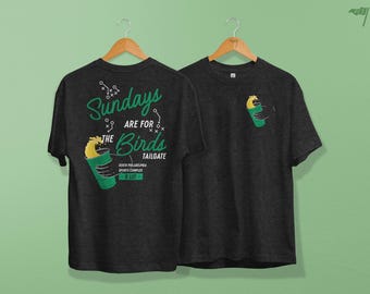Camiseta de portón trasero "Los domingos son para los pájaros"
