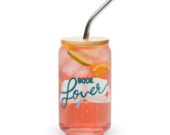 Book Lover - Can Shaped Glass