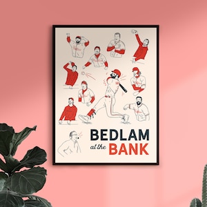 Bedlam at the Bank Digital Print