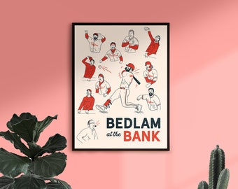 Bedlam at the Bank Digital Print