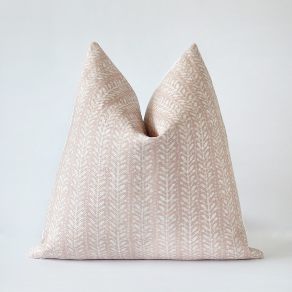 Blush Branched Pillow Cover