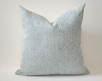robins egg blue throw pillow
